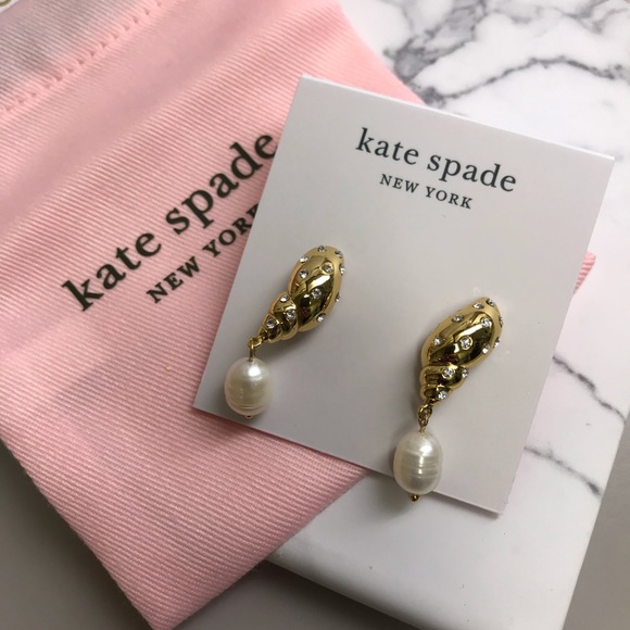 ♠️NWT Kate Spade Under the sea shell dangle - Picture 2 of 5